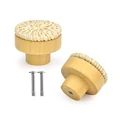 2pcs White Rattan