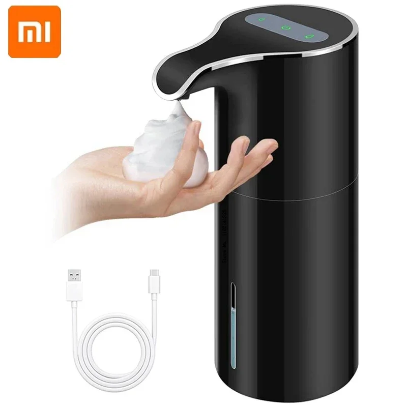 

Xiaomi Foam Soap Dispenser Automatic Touchless Soap Dispenser USB Rechargeable Electric Soap Dispenser 450ML Black