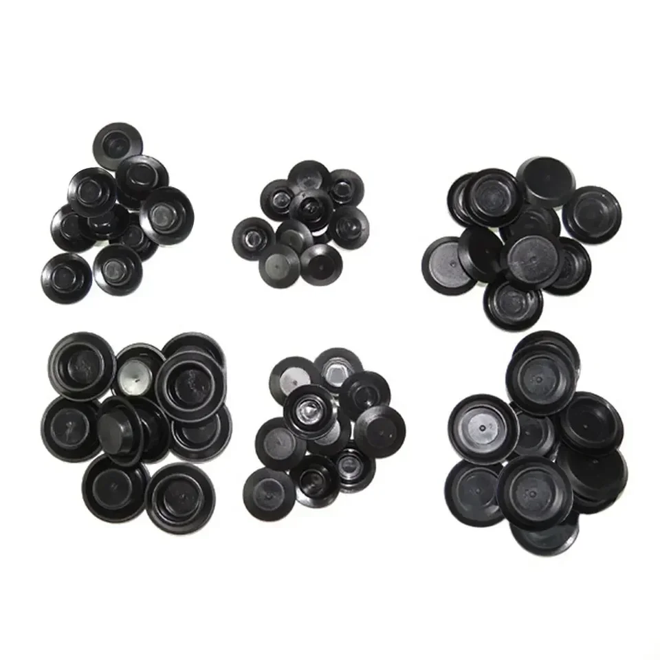 Bouchons étanches Pour Trous De Plancher/châssis Auto - Lot De 10, Diamètre 50 Mm, Compatible Audi VW Seat Skoda, Caoutchouc Haute Qualité