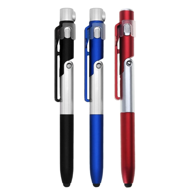 Ballpoint Pen with Led Light Multifunction Stationery Organization Holder Dropship