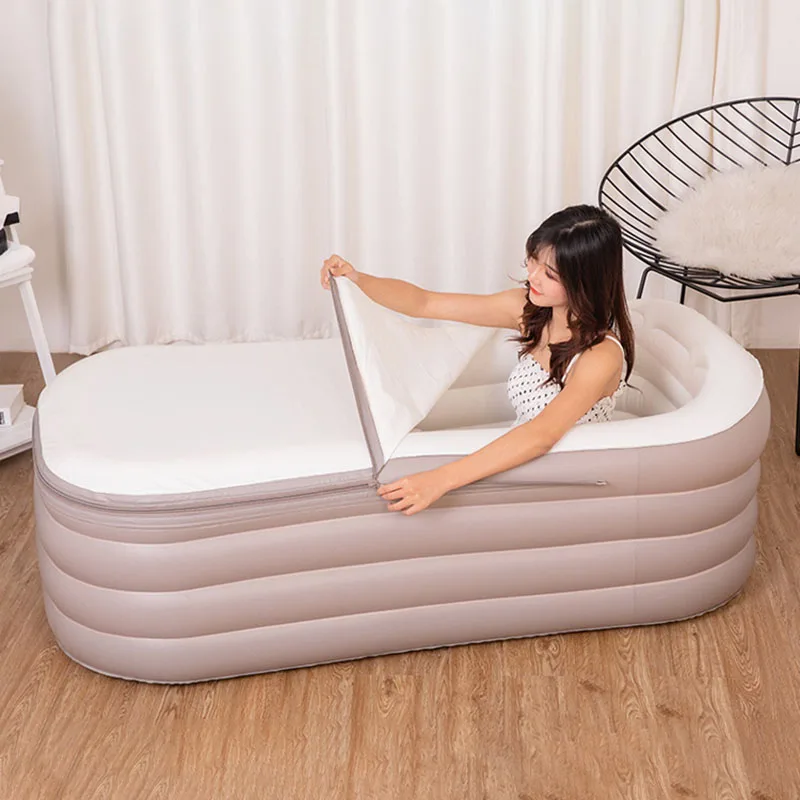 

Adult Inflatable Bathtub Hydromassage Long Adult Foldable Bathtub Oversized Plastic Jaccuzi Gonflable Mobile Bathtub CC50YP