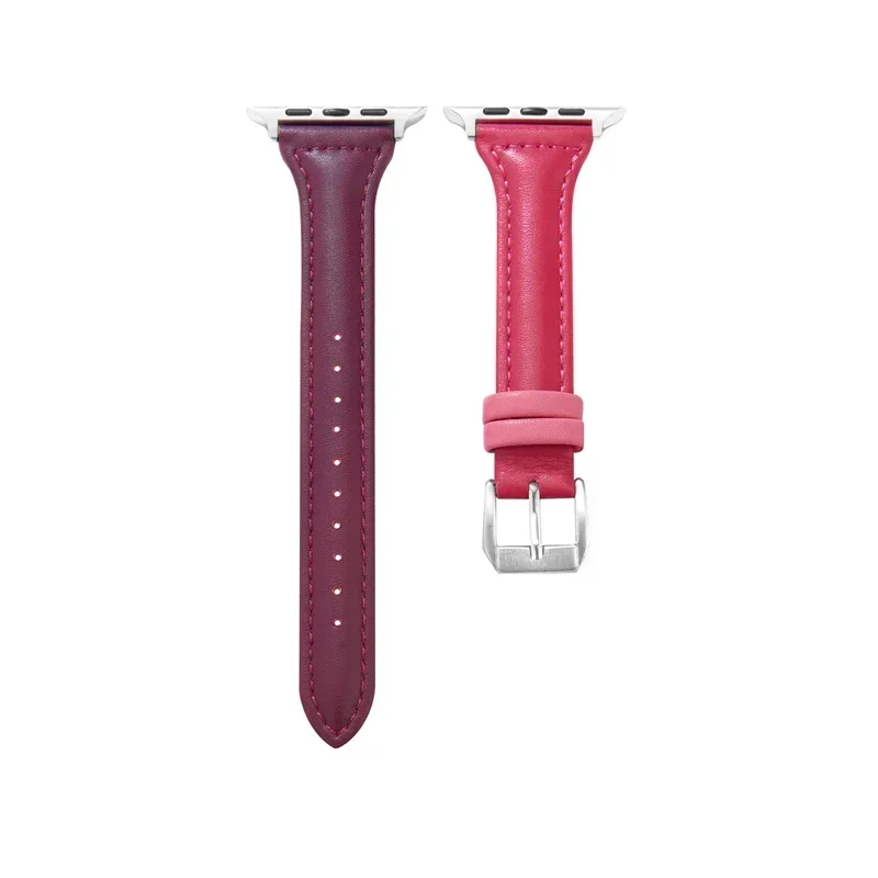 Elegant Slim Leather Watch Strap Bracelet Loop