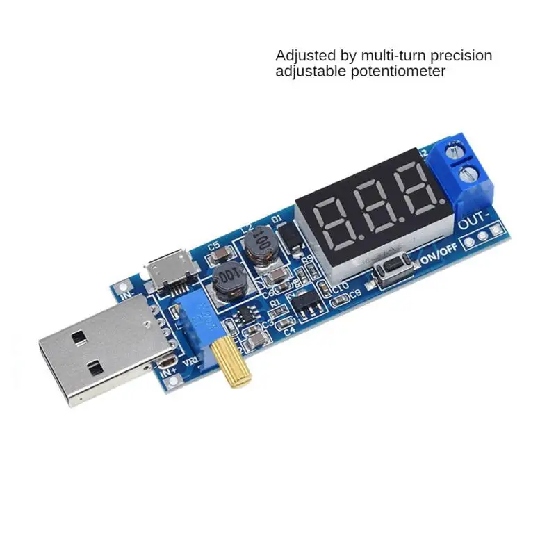 

Повышающий/понижающий модуль питания от USB 5 В до 3,5 В/12 В, Регулируемый преобразователь с повышением постоянного тока 1,2-24 В