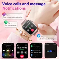 Montre connectée Ultra2 SE pour femme 2026, écran tactile AMOLED 1,85 pouces, 1000 mAh, appels Bluetooth, compatible Android et iOS 4