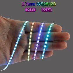 Ultra Narrow RGBIC LED Strip, 160 LEDs/m, Individually Addressable Dreamcolor Lighting - 4 m (DC12V)