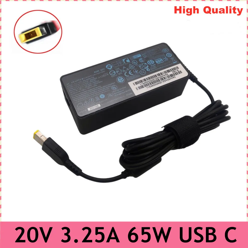 

20V 3.25A 65W USB AC Power Adapter Laptop Charger for Lenovo X1 Carbon E431 E531 S431 T440s T440 X230s X240 X240s G410 G500 G505