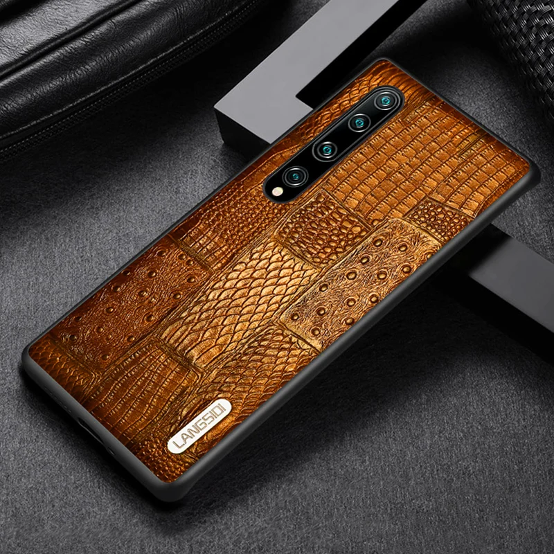 

Роскошный кожаный чехол для телефона xiaomi 10 ultra 9t 8 poco X3 NFC f2 pro, ретро, Воловья кожа, противоударные Чехлы для Redmi note 8T 9 PRO 9S