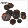 High Quality Natural Brown Black  Real Buffalo Horn Button Suit Jacket Blazer Coat Set Trim Horn Button 18mm  20mm 23mm 1