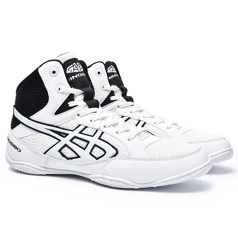 New Gym Unisex Professional Shoes Wrestling Shoes Adult Mid-cut Boxing Boxing Training Boots Light Weight Lifting