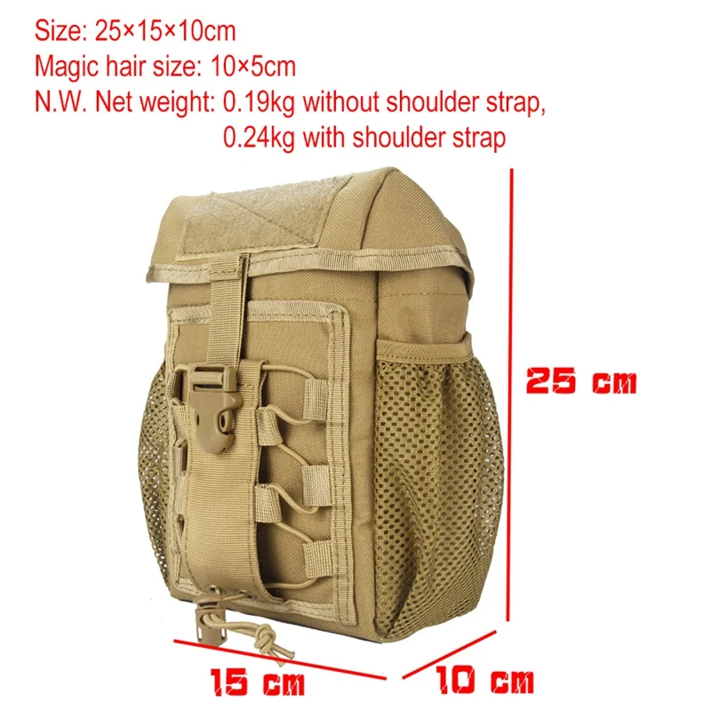 Mountaineering Accessory Bag Molle Accessory Bag Wear resistance Cycling City Jogging