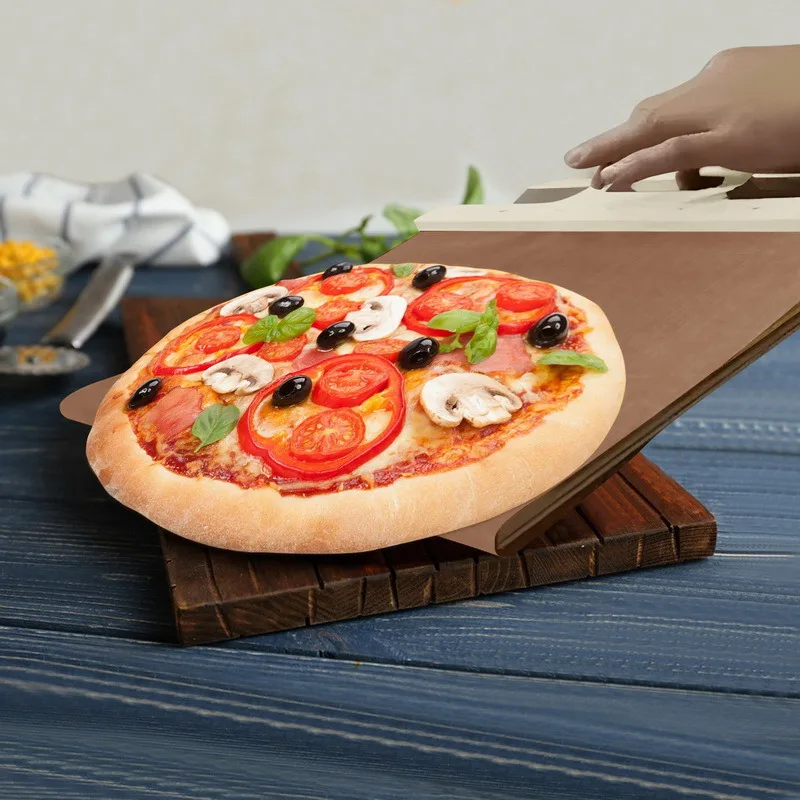 Sonew curseur de peau de pizza Pelle à Pizza Coulissante, Spatule à Pizza,  Pelle à Pizza avec Poignée, la Pelle à jardin pelle - Cdiscount Jardin