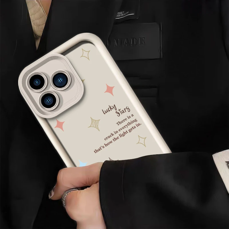 Creative Color Stars Shockproof Soft Silicone Phone Case