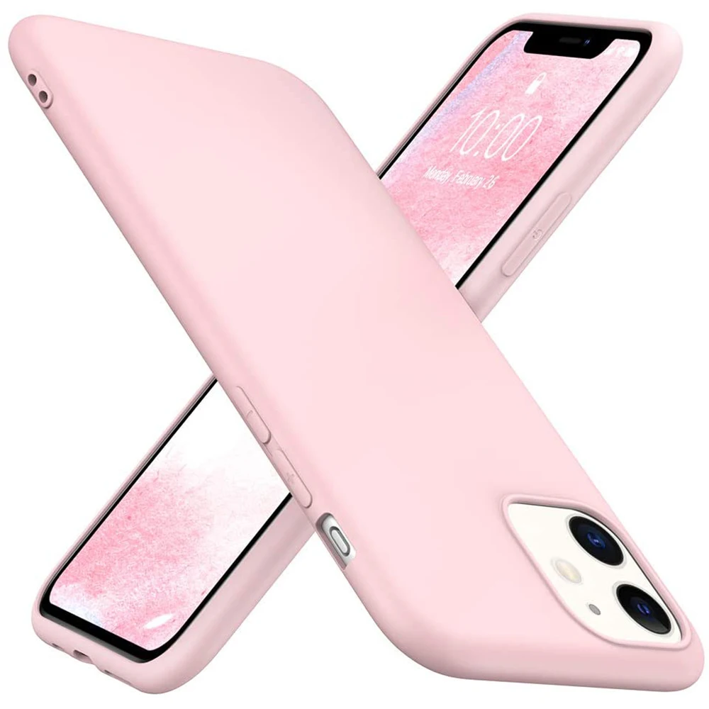 iphone 12 phone mini case Luxury Candy Color Silicone Case For iPhone 13 12 Mini 11 Pro XS Max X XR SE 2022 2020 7 8 6S 6 Plus Soft Ultra Thin Girl Cover cool iphone 12 mini cases