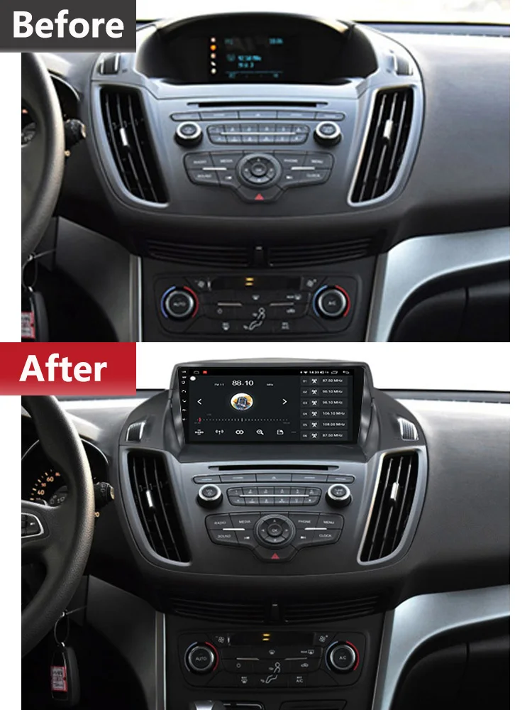 2 Din Car Radio For Ford Kuga 2 Escapa 2013-2017 Android Navigation Gps  Multimedia Video Player 8-core Rom Ram 8gb+256gb Bt Usb - Car Multimedia  Player - AliExpress