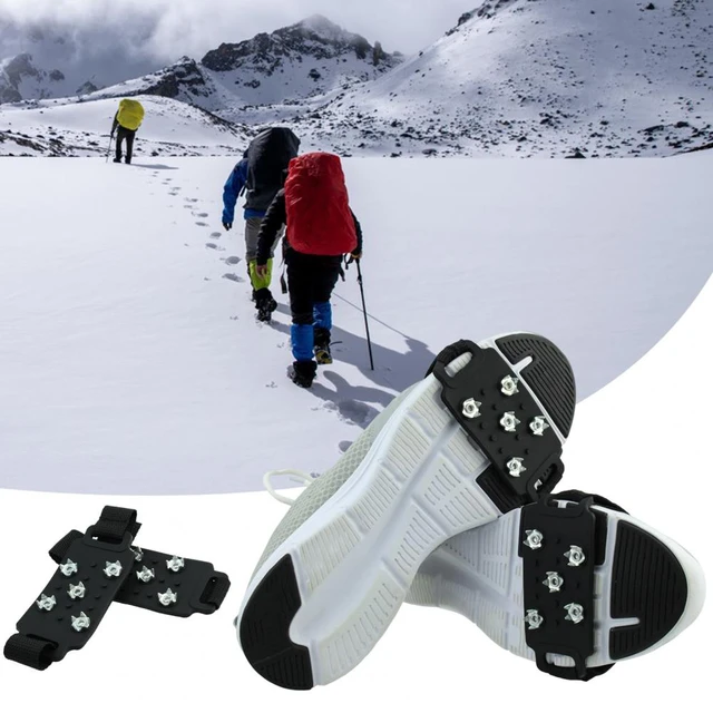 Gripper Spikes For Shoes Boot Spikes For Snow And Ice With 5 Tooth Anti  Slip Shoes And Boots Steel Nails For Winter Outdoor - AliExpress