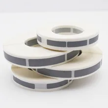 

Size 20x20mm Silver Scratch Off Sticker Scrape Off Film For Password Card