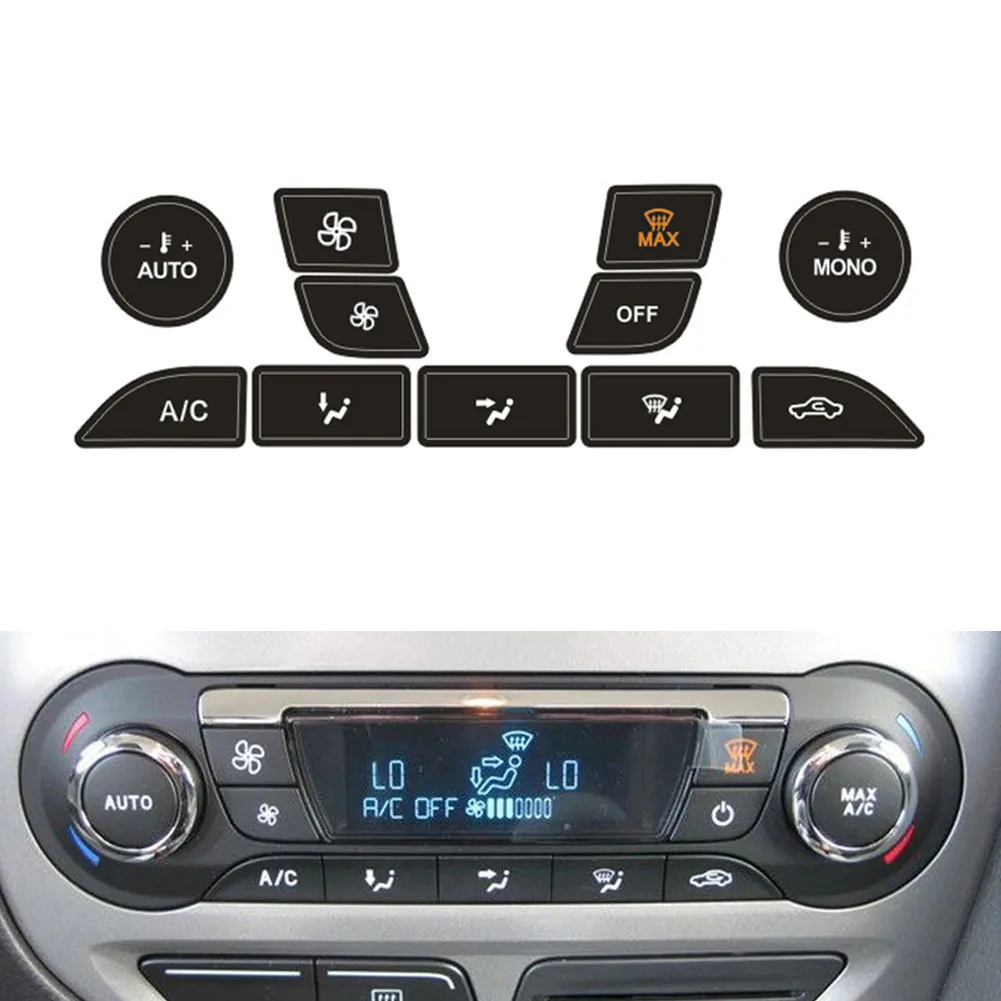 

Car Air Condition Control Switch Button Repair Stickers Fits For Ford Focus 1999-2005 Auto A/C Button Repair Sticker Accessories