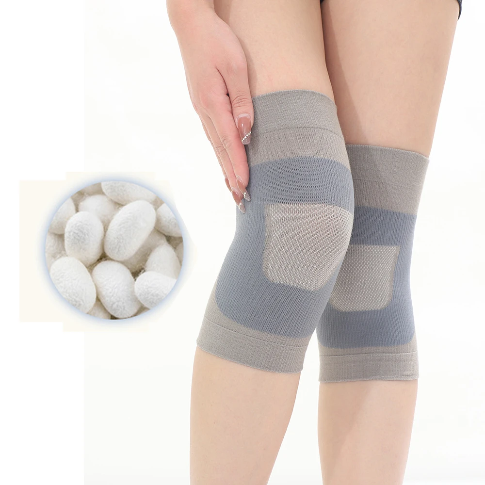 

2PCS Knee Pads Sports Support Brace Elasticity KneePad Yoga Protector Breathable Fitness Gear Dancing Brace Protector
