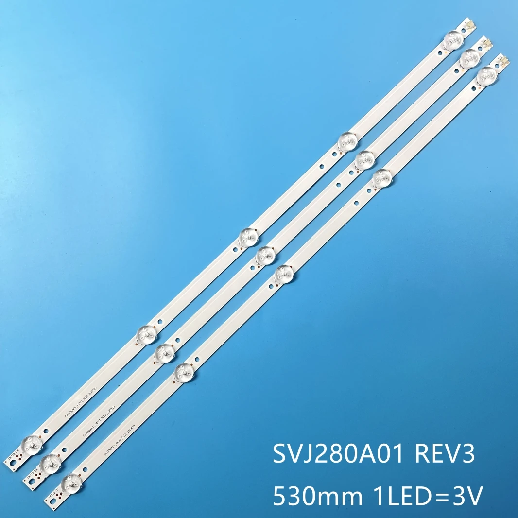 Ledバックライトストリップdns C28DC2000 dexp 28A3000 H28B7100C SVJ280A01 REV3 5LED ...