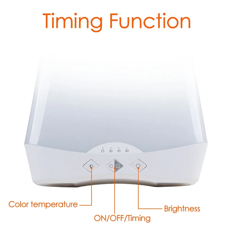 SAD LED Phototherapy Light Bionic-Daylight Affective Disorder Lamp Relief Listless Fatigued Therapy Night Light Stepless Dimming led night light night light led night lamp