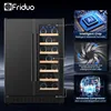 Wine and Beverage Refrigerator, 24inch Dual Zone Wine Cooler, 20Bottles 88Cans Undercounter Black Beverage Fridge for Bar Office 4