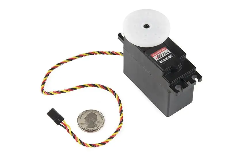 

Hitec HS-805BB+ 152g/24.7kg/.14 Sec Major High Torque Mega Giant Scale 2BB Analog Servo For RC 1/4 Scale Car truck Robort