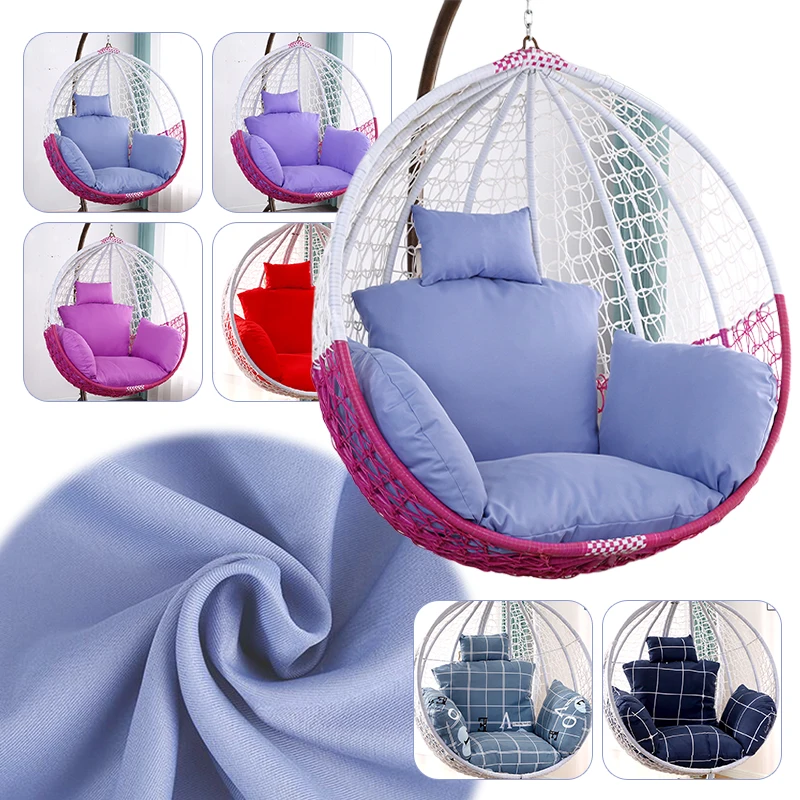 Swing Cushion Cover S/L Unfilled or Filled Hanging Basket Seat Chair Cushion Cover Round Detachable Pillowcase for Home Patio images - 6