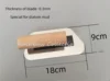 1pcs 18*9cm Stainless steel diatom mud construction stainless steel trowel batch knife mud polishing trowel hand tools 1