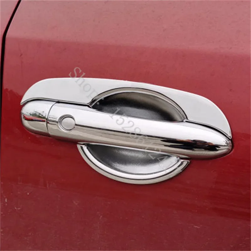 

Chrome Car Stickers Door Handle Bowl Door handle Protective covering Cover Trim For Renault Koleos 2009-2016 car accessories