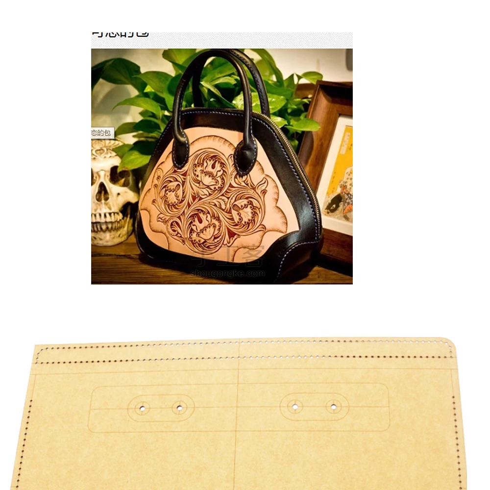 Women’s Handbag Kraft Template 2
