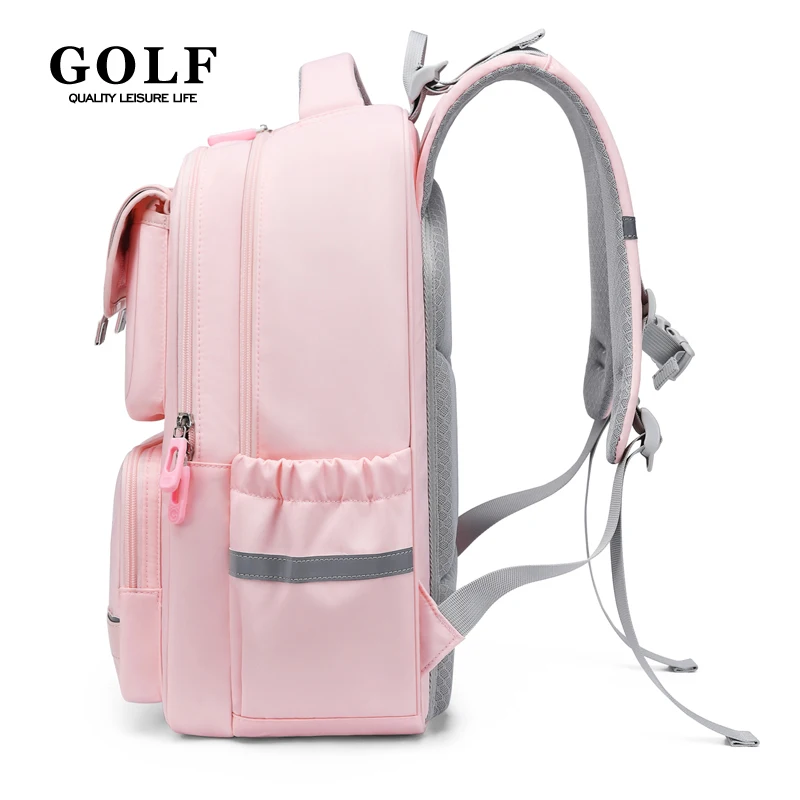 GOLF Primary School Bags for Girls Pink School Backpacks 9 to 10 Years Bookbags Kids Orthopedic Backpack Grade 1 to 4 Boys 2025 3