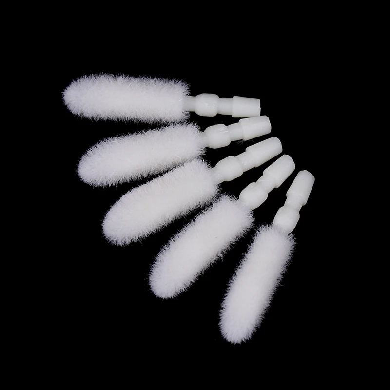 100 Pcs Disposable Cosmetic Makeup Lip Brush Cotton Head Makeup Cosmetic Tool Eyeshadow Lip Gloss Tools Makeup Brush Head 4
