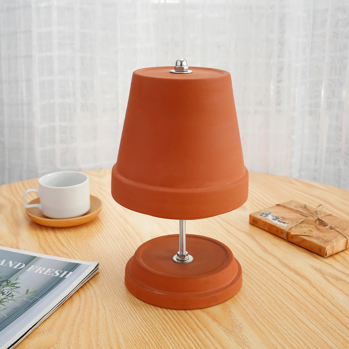 Tea Light Oven for up to 5 Tea Lights Double-layered Light Candle Heater Decorative Ceramic Stove Fireplace Teapot Warmer Tea light oven
