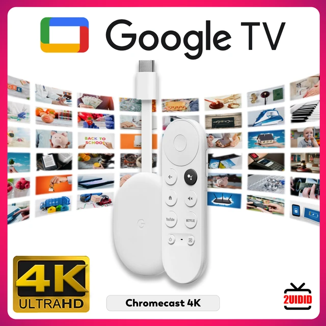 Google Chromecast 4 with Google TV 4K