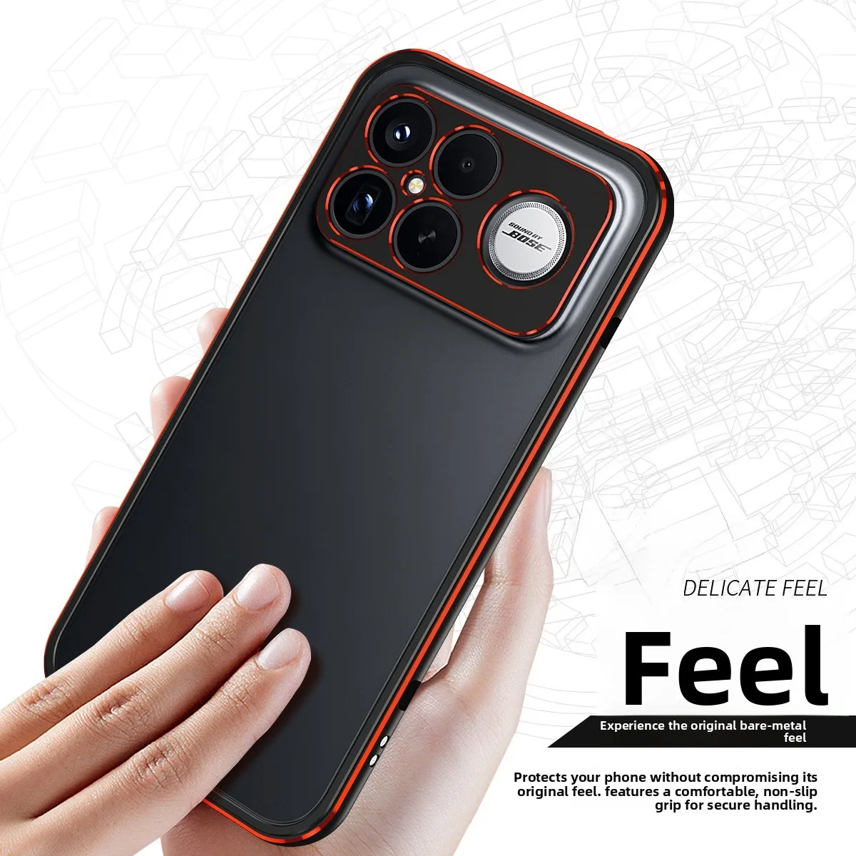 Lightweight Aluminum Alloy Shockproof Case with Heat Dissipation and Drop Protection