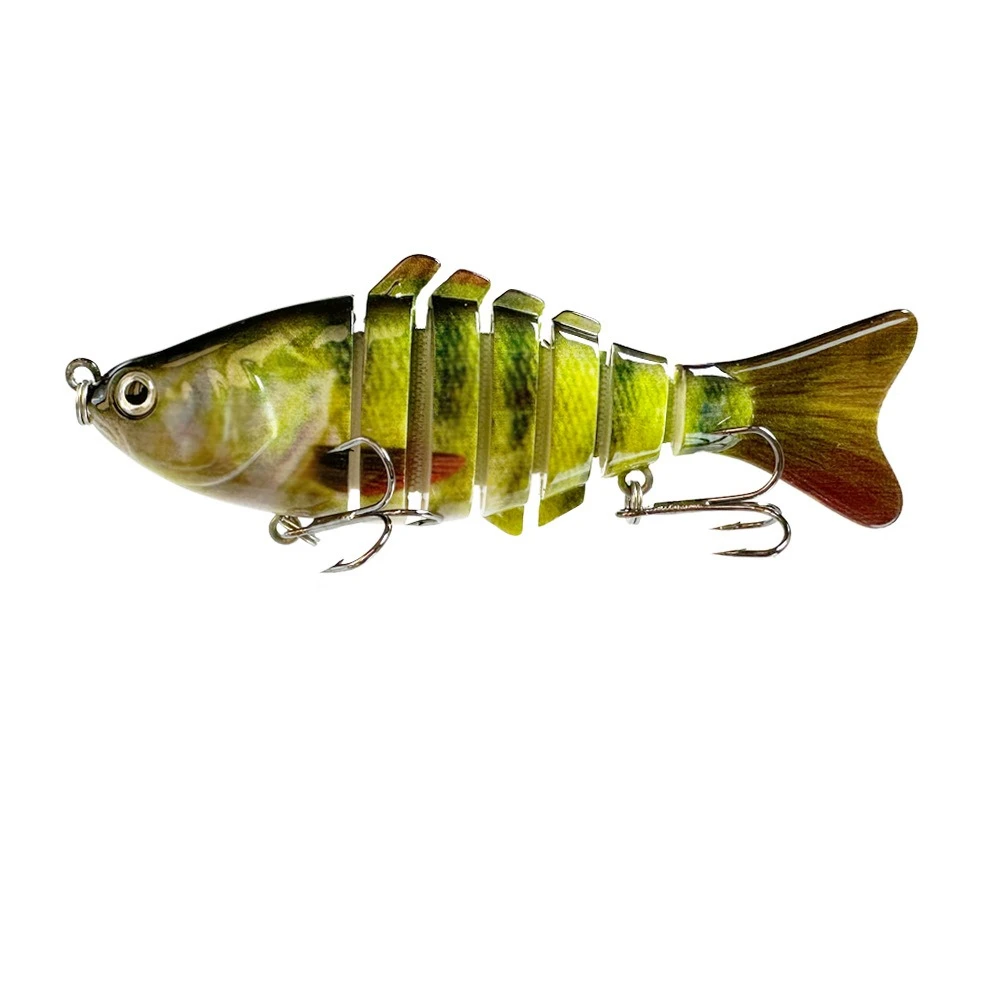 1 Stück Mehrteiliger Harter Köder 10cm 15g Haken Realistischer Harter Plastikköder Wobbler Praktische Süßwasserköder Angelzubehör – Detail 16