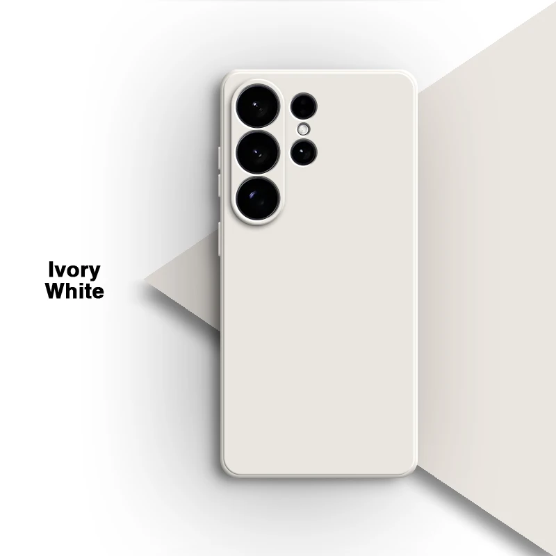Luxury Liquid Silicone Soft Back Cover - High Quality Phone Case
