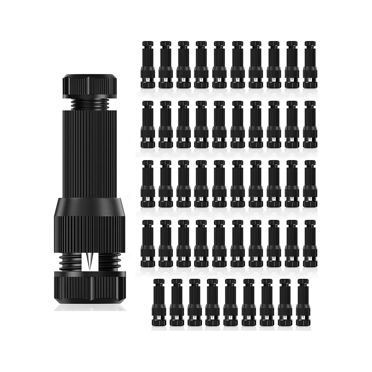 

50Pack Low Voltage Wires Connector Landscape Lighting Connectors Waterproof for Cable Landscape Light Connectors