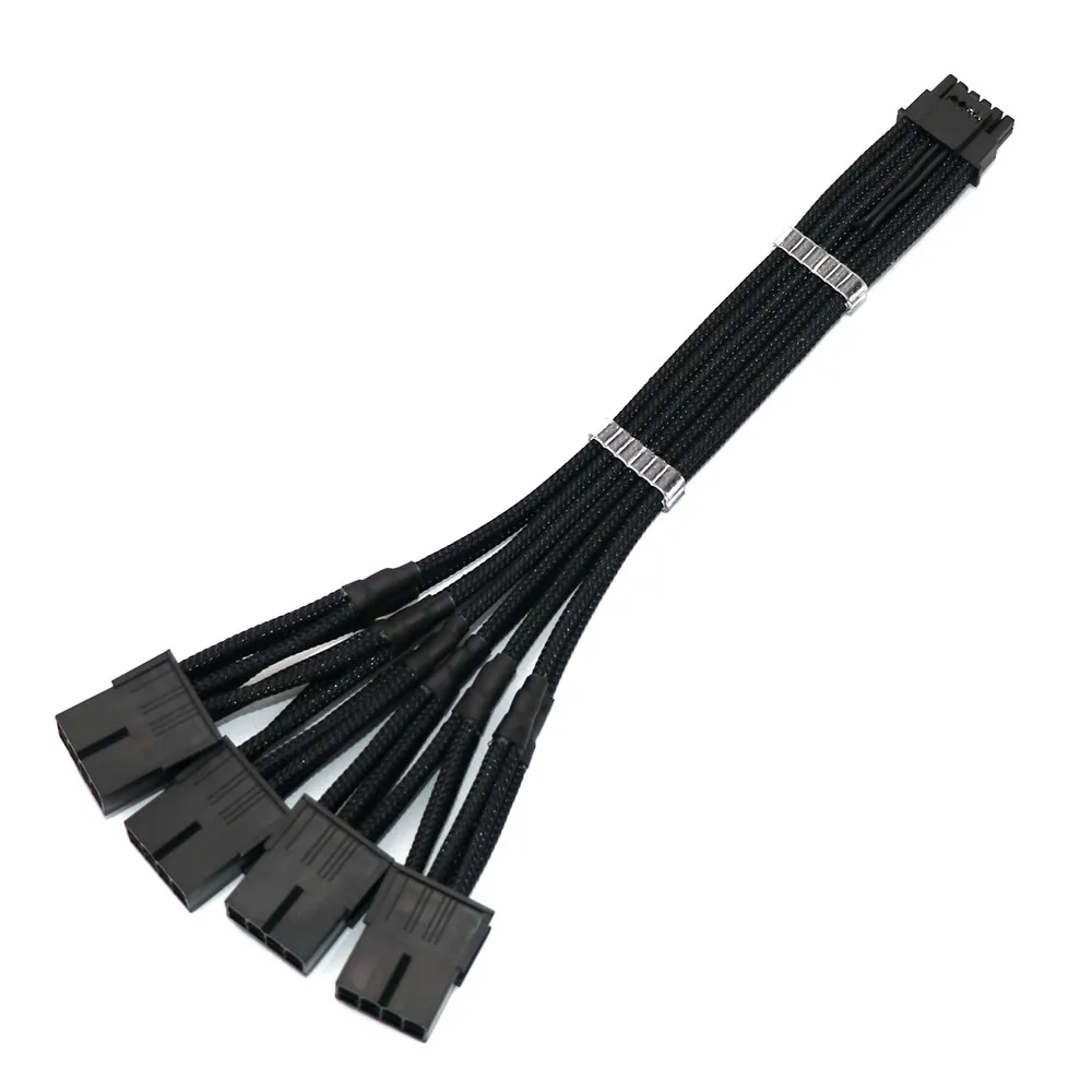Gpu Graphics Video Card Cabo de Extensão de Alimentação 4090 600w 12vhpwr 12 Mais 4pin para Pcs Pci-e 8pin 16awg Pcie 5.0 Rtx4090ti - Imagem 5