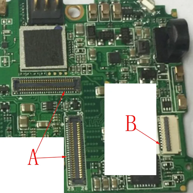 2Pcs Lcd Touch Display Screen Flex Fpc Connettore Spina Per Gopro Go Pro Camera Hero 3 4 Hero3 Dog Black Hero4 Board 10 50 Pin