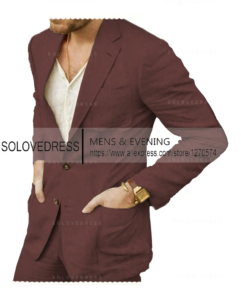 Summer Linen Suit for Men Casual Party Classic Blazer Pants 2 Pieces Holiday Travel Tailor-made Breathable Cool Male Outfits