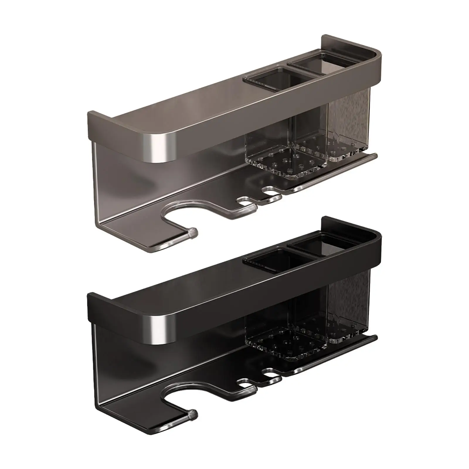 Wall Mounted Hair Dryer Holder Multipurpose Detachable Bathroom Blow Dryer Rack for Hotel Wall Barber Shower Room Home