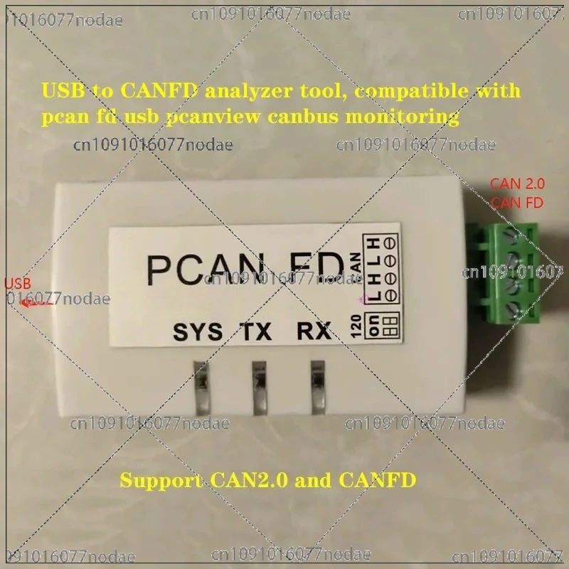 USB To CANFD 분석기 도구, Pcan Fd Usb Pcanview Canbus 모니터링과 호환 가능