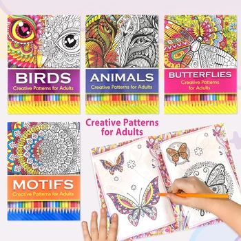 Adult Advanced Coloring Book – Creative Patterns 1