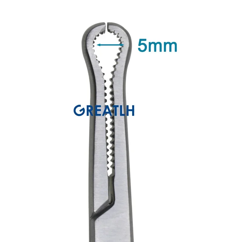 GREATLH Orthopedic Mini Serrated Bone Holding Forceps Reduction Forceps Orthopedic Surgical Instrument