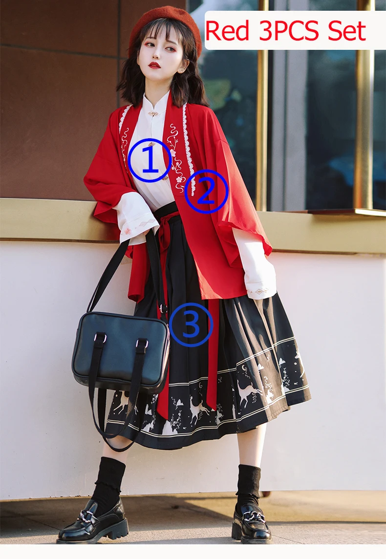 Red-3PCS Set