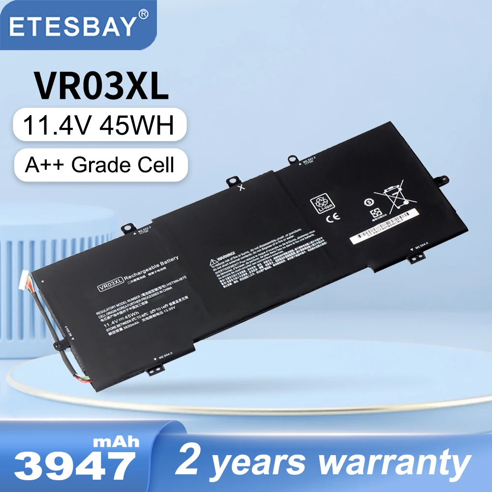 Bateria do Portátil de Etesbay Vr03xl 11.4v para hp Pavilion 13-d Envy 13 13-d046tu 13-d025tu 13-d024tu 13-d051tu 13-d056tu Lhstnn-ib7e