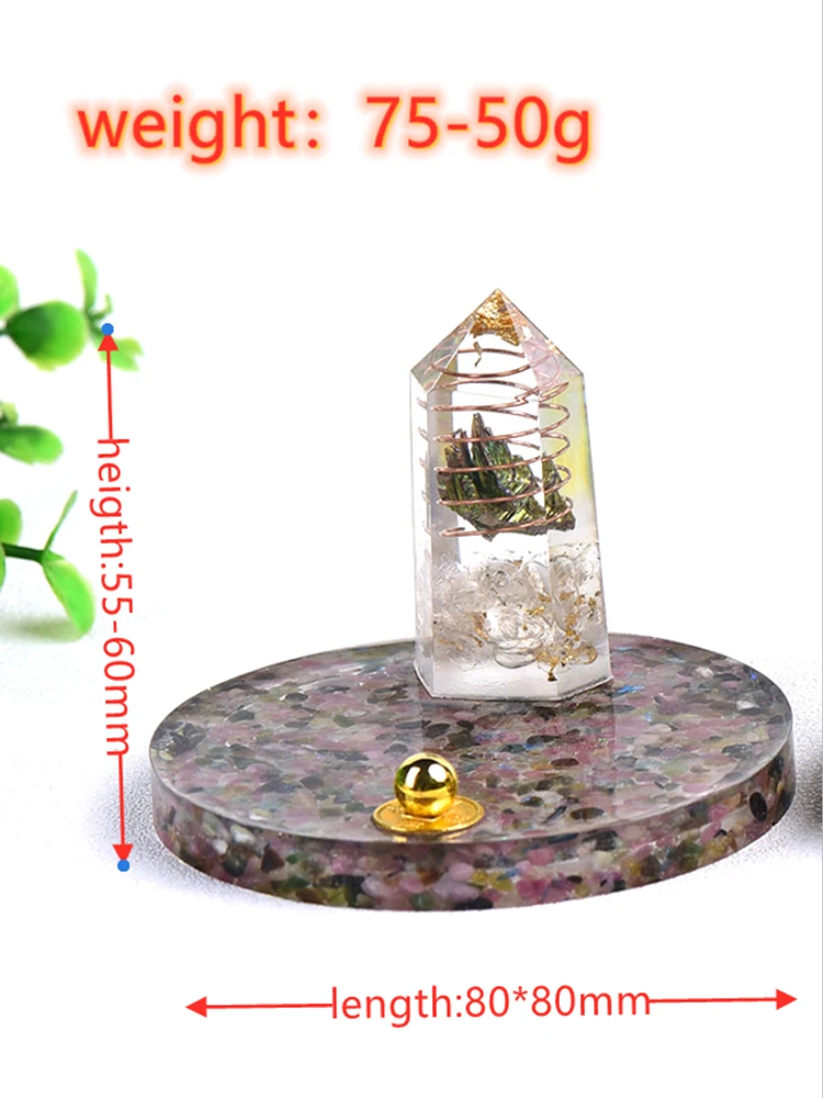 Natural Crystal Gravel Make Orgonite Silicone Mould DIY Resin Decor Craft Jewelry Use Mold Reiki Chakra Home Decor Souvenir Gift 6