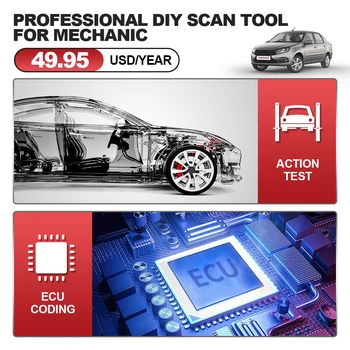 THINKCAR Thinktool Mini Car Diagnostic Tools Full System 28 Resets Free Update OBD2 Scanner ECU