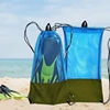 Multipurpose Snorkeling Gear Bag Net Diving Bag Swim Drawstring Bag Backpacks for Snorkeling Swimming Gear Accessories 3